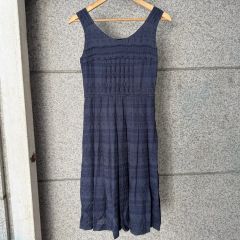 AMERI アメリ デニムシャーリングワンピース ロング M AMERI アメリ デニムシャーリングワンピース ロング M - メルカリ