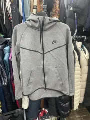 ナイキ テック フリース グレー フードジップアップ 2XL