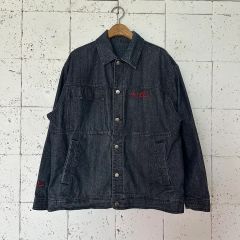 Johnny Blaze デニム セットアップ赤ステッチ B系 Y2Kストリート