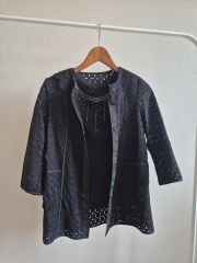 ☆to be chic黒ワンピース ボレロセット 46サイズ - メルカリ