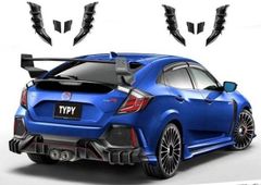 シビックFK7 2016-2021年式 TypeR風 リアバンパー エアロキット シビックFK7 2016-2021年式 TypeR風 リアバンパー エアロキット - メルカリ