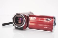 JVC GZ-HM30 ビデオカメラ 赤 40倍光学ズーム - メルカリ