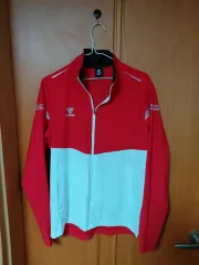 hummel(ヒュンメル) ウィンドブレーカー ジャケット レッド/白