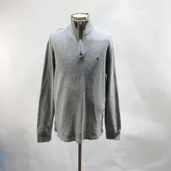 ポロラルフローレン メンズ コットン ニット Tシャツ グレー 105 ヴィンテージ