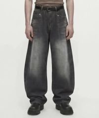 asapmode Washed Black Super Baggy Jeans - メルカリ