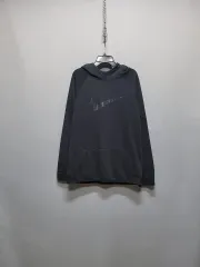 ナイキ ブラック スウッシュ フードTシャツ