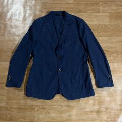 美品】マッキントッシュ☆XL相当 薄手 チェック ジャケット 羽織 夏 