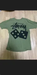 STUSSY PIGMENT DICE 半袖 カーキ S 出品