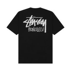 【ハワイ限定】stussy ホノルル Tシャツ L 新品未使用】ハワイホノルル店限定STUSSY ブラックTシャツ L - メルカリ