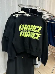 CHANCECHANCE ブラック スウェット Tシャツのサムネイル