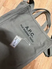A.P.C. リー クーパーレイション トートバッグ ツーウェイ キャンバスバッグ カーキのサムネイル