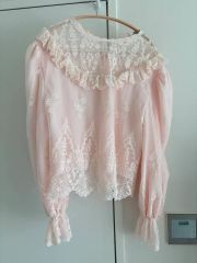 Bibiy. Stella Blouse pink ピンク ビビィ - メルカリ