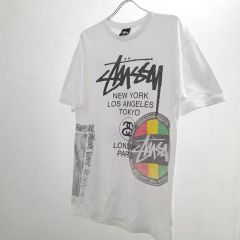 Stussy TOYODA トヨダ 半袖 Tシャツ XL 白 ホワイト - メルカリ