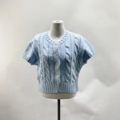 ARE ING レディースニット半袖カーディガン SM 中古市場 ヴィンテージ