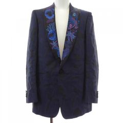 【新品】ETRO イブニングジャケット ネイビー テラードジャケット 新品】ETRO イブニングジャケット ネイビー テラードジャケット - メルカリ