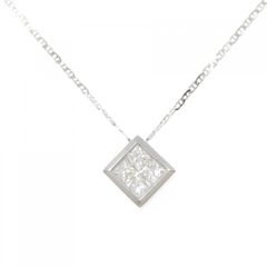 Pt900 プラチナ ペンダント ダイヤモンド 1.23ct 四角 トップのみ