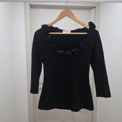 ATSUKI ONISHI シルクチュールペプラムトップス ヴィンテージ - メルカリ