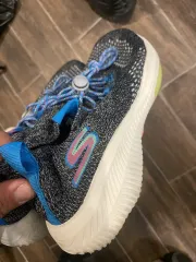 SKECHERS スケッチャーズ スニーカー ブラック/ブルー 255