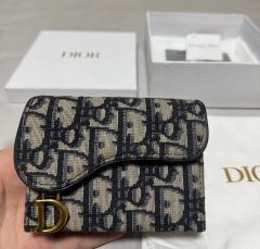 Dior Saddle Lotus ウォレット オブリーク ジャカード正規品美品