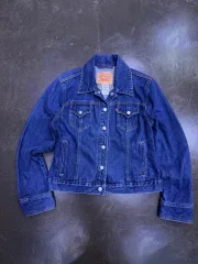 リーバイス 00's ヴィンテージ ウォッシュ ウィメンズ デニム トラッカー ジャケット L
