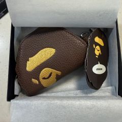レア新品未使用‼️コムデギャルソン大阪BAPE L字型ミニ財布-コラボ&5