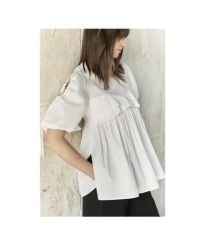 the toe Porto Puff Blouse thetoe ホワイト - メルカリ