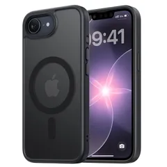 【即日発送】マグセーフ対応 カバー 半透明 滑り止め マット仕上げ スマホケース 全面保護 耐衝撃 MagSafeアクセサリー対応 米軍MIL規格 ケース SGS認証取得 ワイヤレス充電 用 ストラップホール付き アイフォン17e/16e 17e/16e 対応