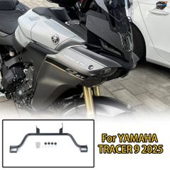 ヤマハ トレーサー9 2025 フォグランプブラケット 耐久性のある調整可能なオートバイ取り付けキット フォグランプ取り付け用アクセサリーに