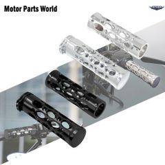 中空スタイル 1 25mm アルミニウム製モーターサイクルハンドルバー ハンドグリップ ハンドルバー ハーレー スポーツスター XL ソフテイル 