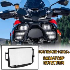 ヤマハ TRACER 9/GT/GT+/Y-AMT 2025 用 高耐久アルミ製ラジエータープロテクター ウォータータンクシールドカバー オートバイアクセサリー