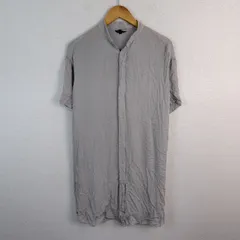 pas de calais パドカレ 半袖シャツ 無地 グレー Sサイズ レディース 古着 モード シンプルのサムネイル