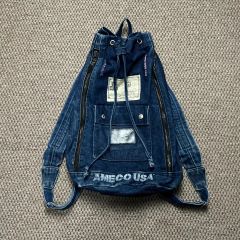 KENZO デニム ショルダー バッグ / 浮世絵 葛飾北斎 ビンテージ 90s