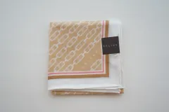 Celine セリーヌ ロゴチェーン ハンカチ - オレンジ