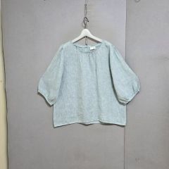 マッキントッシュロンドン ☆バイブリーフラワー半袖ブラウス シアー
