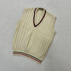 アベイシングエイプ ケーブルニット ノースリーブ セーター ビッグロゴ 