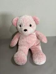ピンクのクマのぬいぐるみ