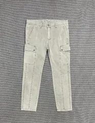 DMOK NEW CONCEPT カーキ カーゴ コットン パンツ