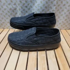 VANS ダウン スリッポン オールブラック 240 (実際に着用 245)