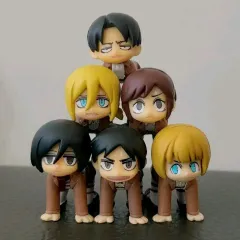 進撃の巨人 체조 フィギュア リヴァイ エレン アルミン ミカサ シャーシャ クリスティア まとめ