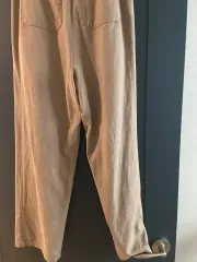 BEGIN202 ウォッシュド コットン ドビーパンツ ベージュ 1