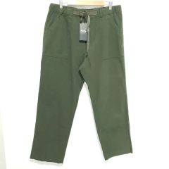 DEVORE incipit☆新品コットンジャージー1Pパンツ 46 オリーブ色