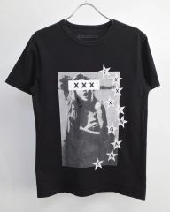 値下げ中5-65 ゴッドセレクションXXX 半袖Tシャツ 黒マイケル