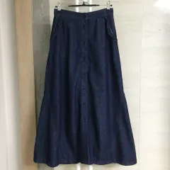 Maje マージュ デニム フレア ロング スカート 55のサムネイル