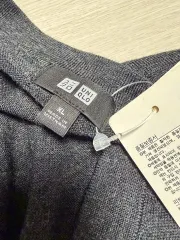 ユニクロ カーディガン ダークグレー 新品