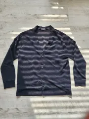 C M ブラック Vネック カーディガン 出品 2XL(100 105)サイズ メンズ ニット
