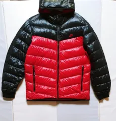3XL NIKE 軽量 ダウンジャケット 700 レッドブラック578