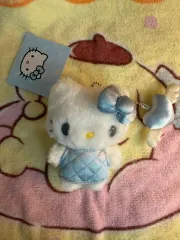 ハローキティ 퀼트 キーホルダー