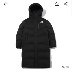 THE NORTH FACE ザノースフェイス ブラック ダウンジャケット ロング丈