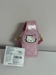 (新品) ハローキティ 正規品 퀼ティング ピンク リップ ポーチ