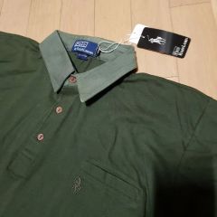 新品・タグ付☆未開封☆Paul Stuart メンズ ライムグリーン ポロシャツ 